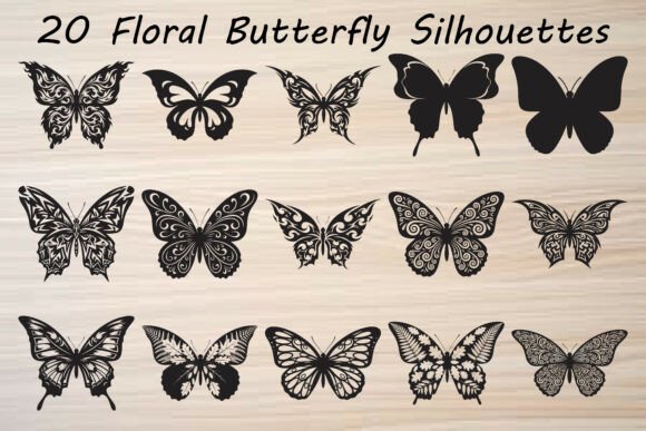 Floral Butterfly Silhouettes Review