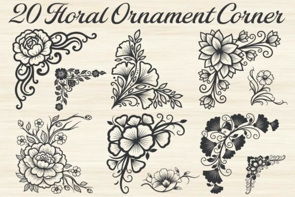 Floral Ornament Corner Designs Review