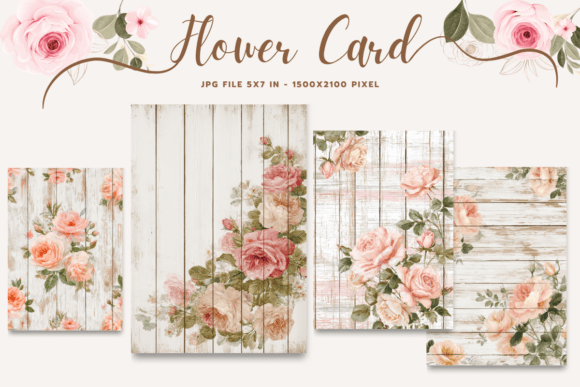 Flower Card Floral Greeting Postcard_14