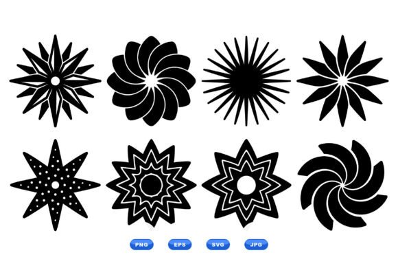 Retro Starburst SVG Collection