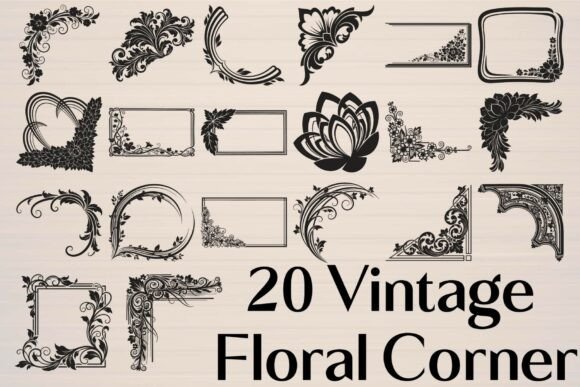 Vintage Floral Corner